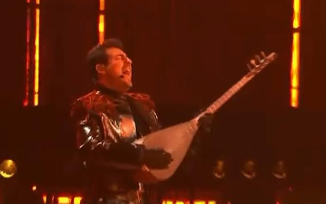 Təmsilçimiz "Avroviziya" səhnəsinə sazla çıxdı - VİDEO