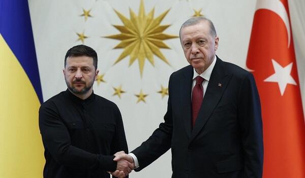 Ərdoğanla Zelenskinin görüşü başa çatdı