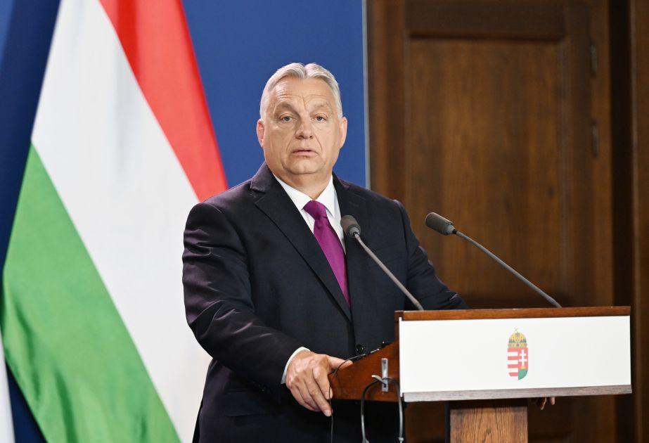 Viktor Orban Azərbaycan və digər ölkələrin liderlərinə təşəkkür etdi