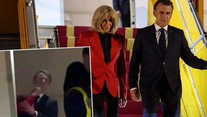 Arvadı Makronu şillələdi - FOTO - VİDEO