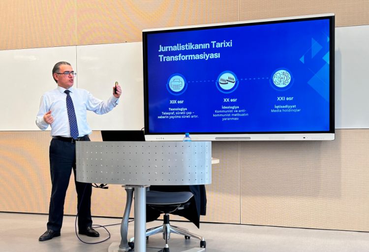 ADA Universitetində Mətbuatın 150 illiyinə həsr olunan təlim keçirilir