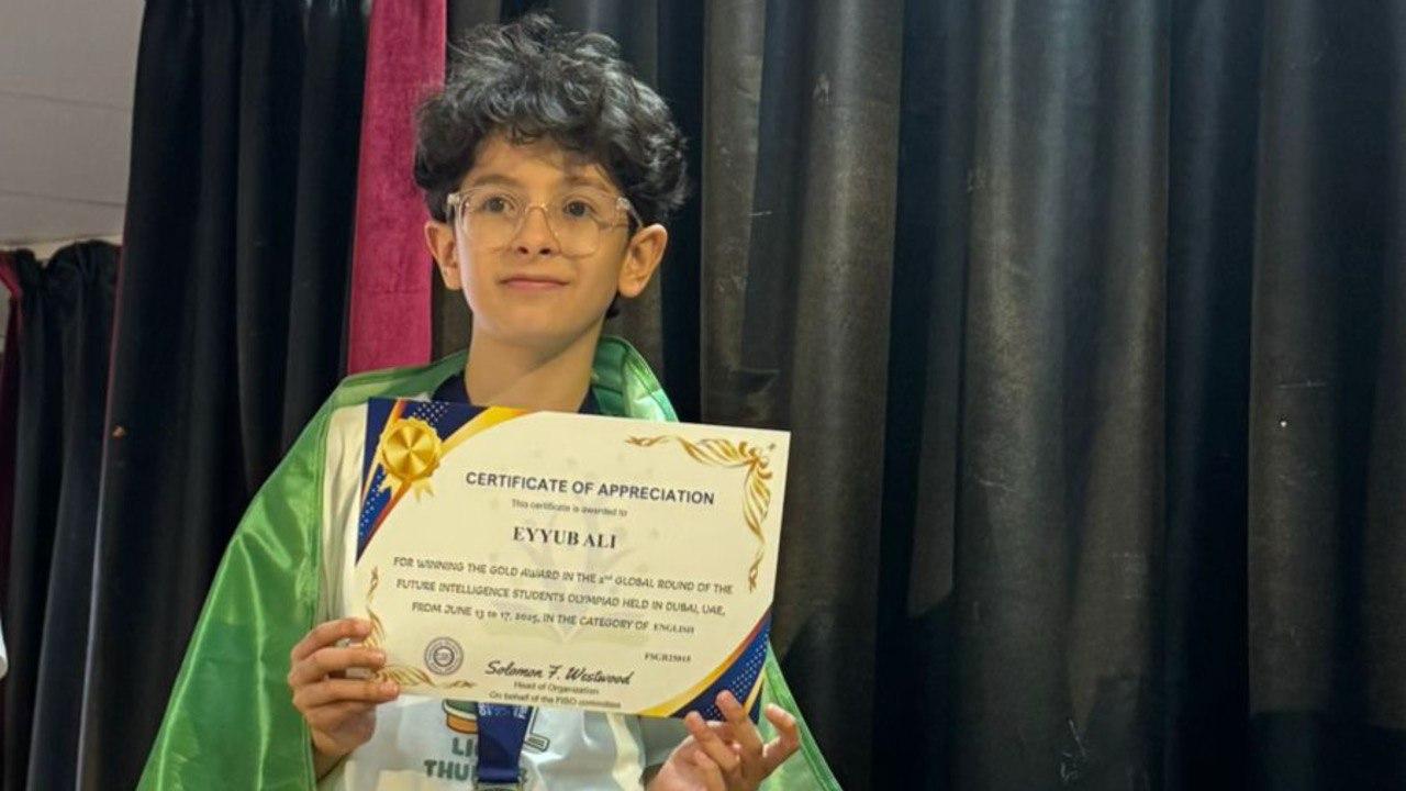 Dünya İB məktəbinin şagirdi beynəlxalq olimpiadada qızıl medal QAZANDI – FOTO