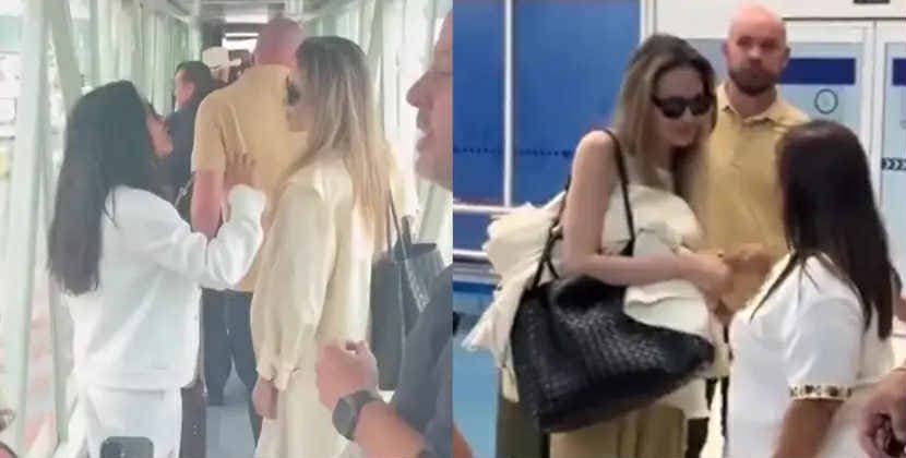 
Ancelina Colinin təyyarədə sərnişinlər arasında görüntüləndi - <span style="color:#ff0000"><b>VİDEO</b></span>