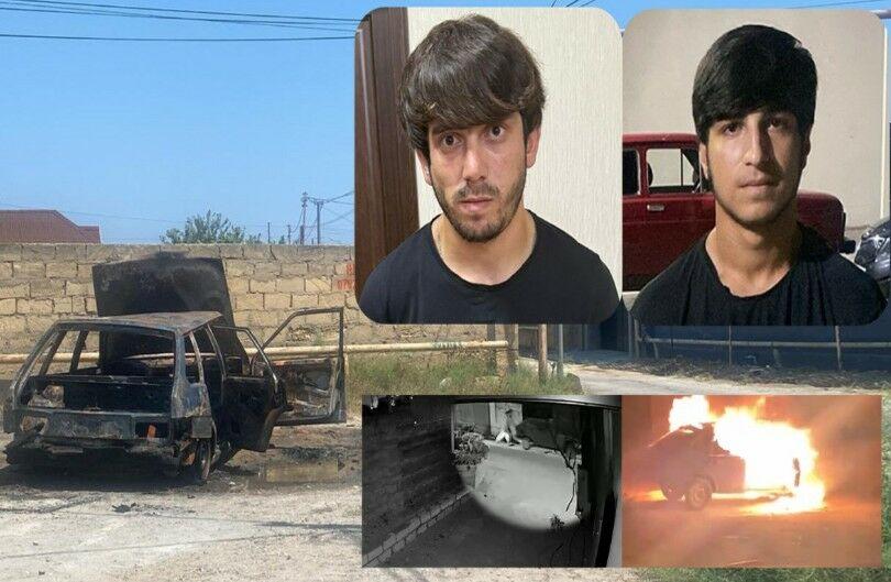 Maşını qaçıra bilmədikləri üçün yandırıblarmış - VİDEO