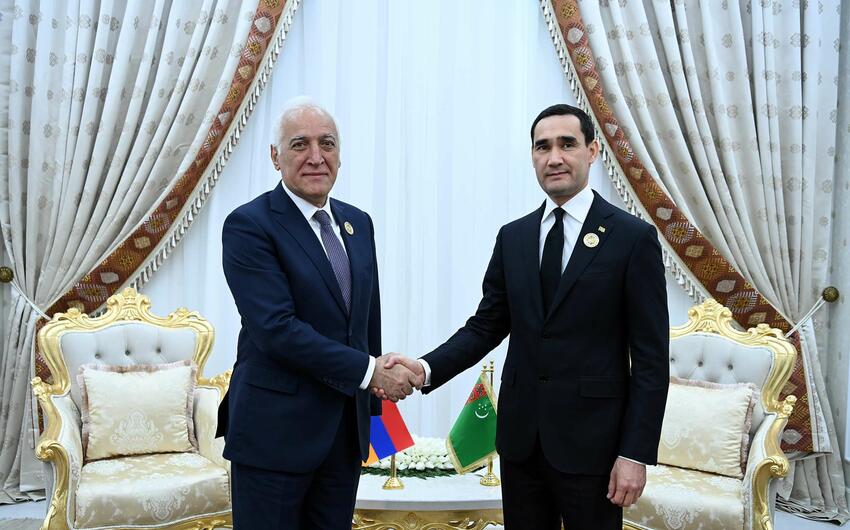 Türkmənistan lideri Ermənistan prezidentinə təşəkkür etdi