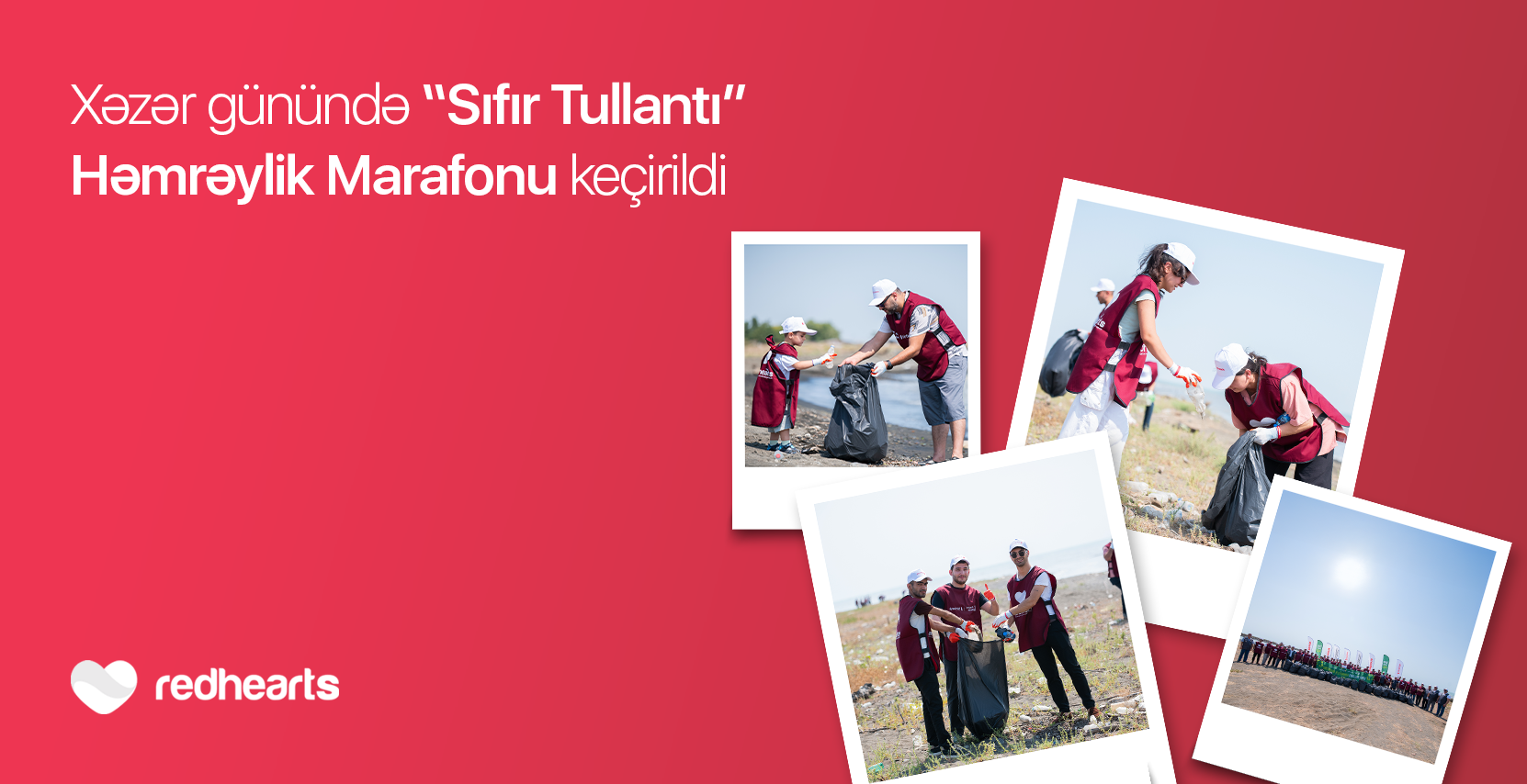 &ldquo;Sıfır Tullantı&rdquo; Həmrəylik Marafonu davam edir: Xəzər Günündə 768 kq tullantı toplanıldı
