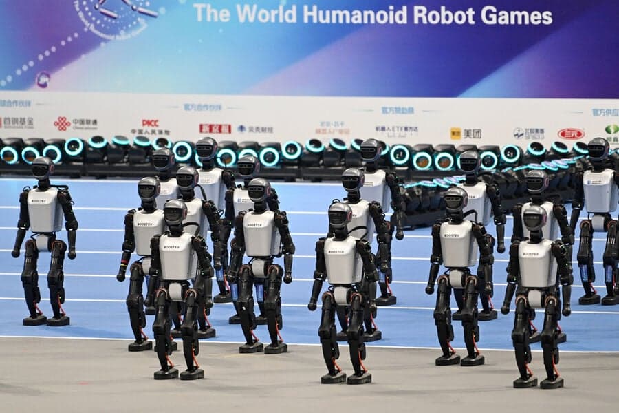 Robotların yarışı start götürdü