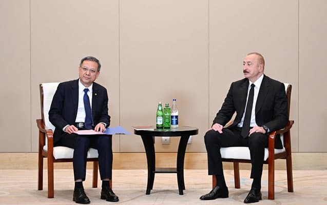 İlham Əliyev Çində görüşlər keçirdi- <span style="color:#ff0000">FOTOLAR</span>