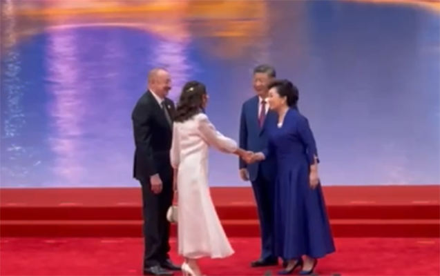 
İlham Əliyev və xanımını belə qarşıladılar- <span style="color:#ff0000">VİDEO</span>