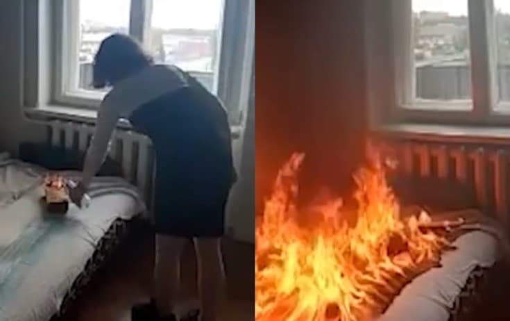 
TikTok-a görə evi yandırdı