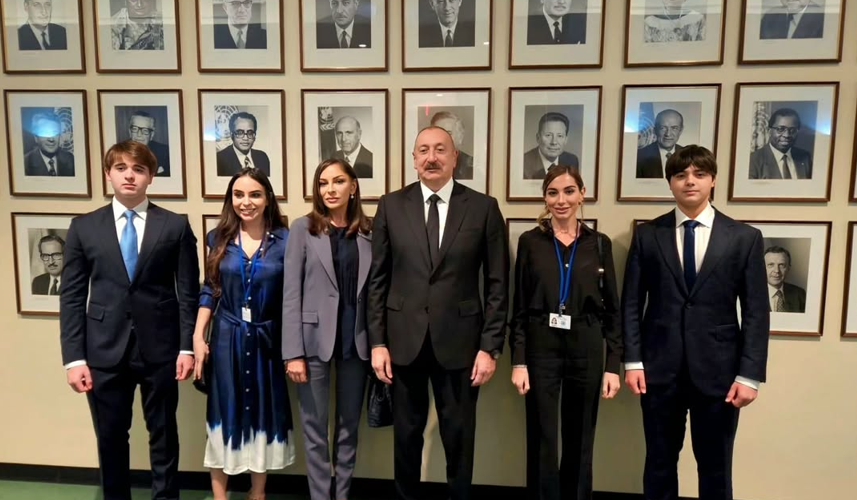 Leyla Əliyeva Nyu-Yorkdan foto paylaşdı