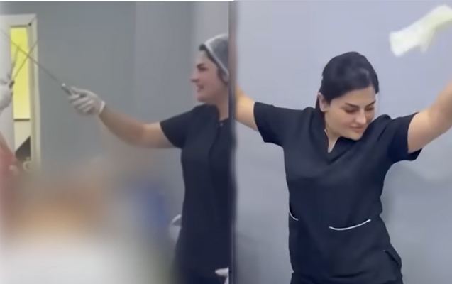 Qalmaqallı həkim yenidən işə başlayıb? - <span style="color:#ff0000">VİDEO</span>