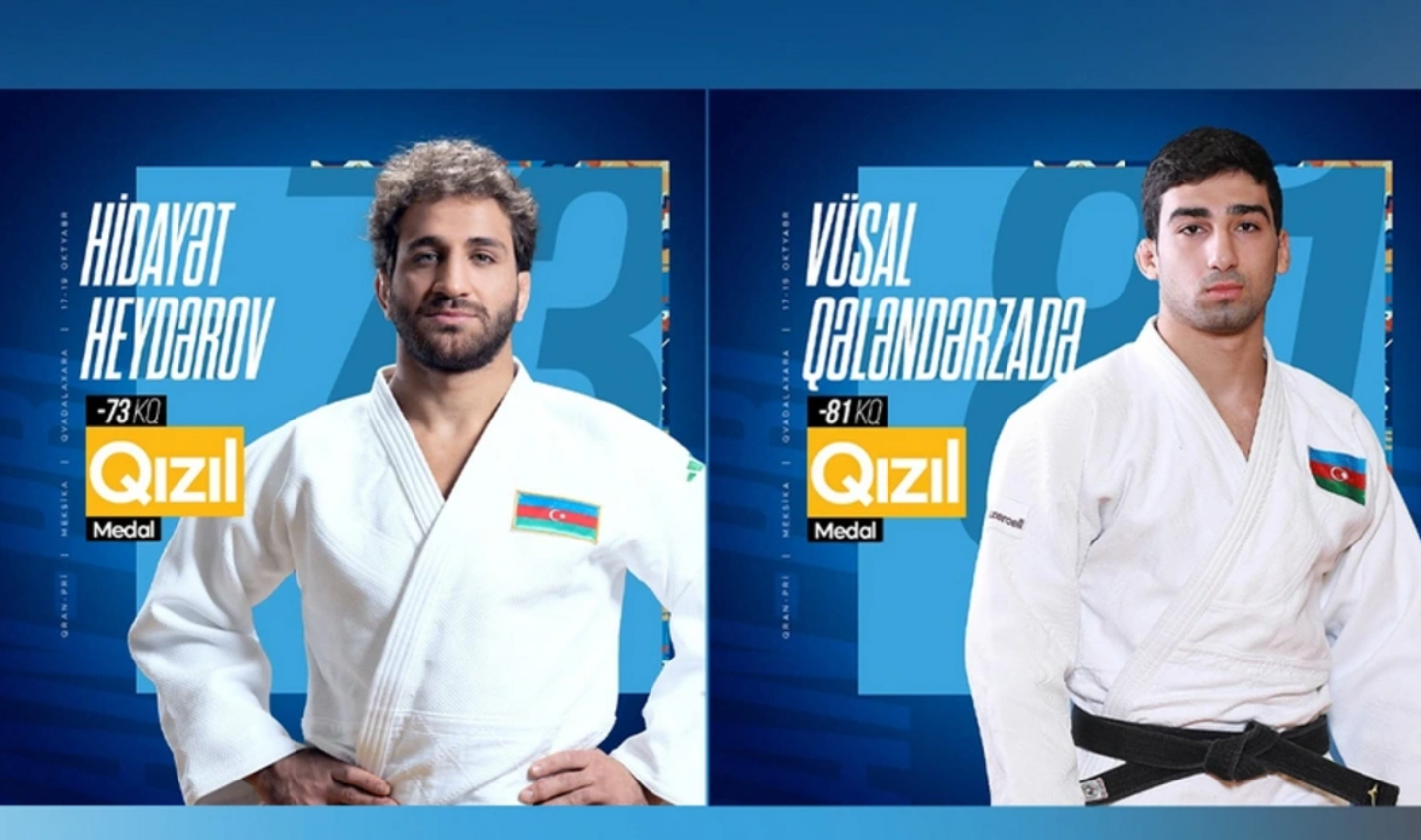 Hidayət Heydərov və Vüsal Qələndərzadə Qvadalaxarada qızıl medal qazanıblar