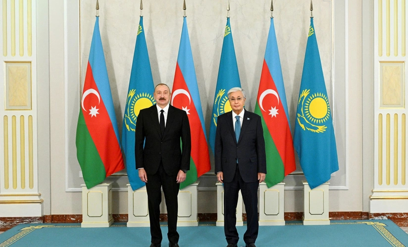 İlham Əliyev Qazaxıstan Prezidentini Azərbaycana səfərə dəvət etd