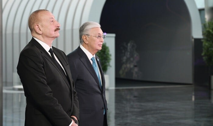 Prezident Qazaxıstana səfəri ilə bağlı paylaşım etdi - VİDEO