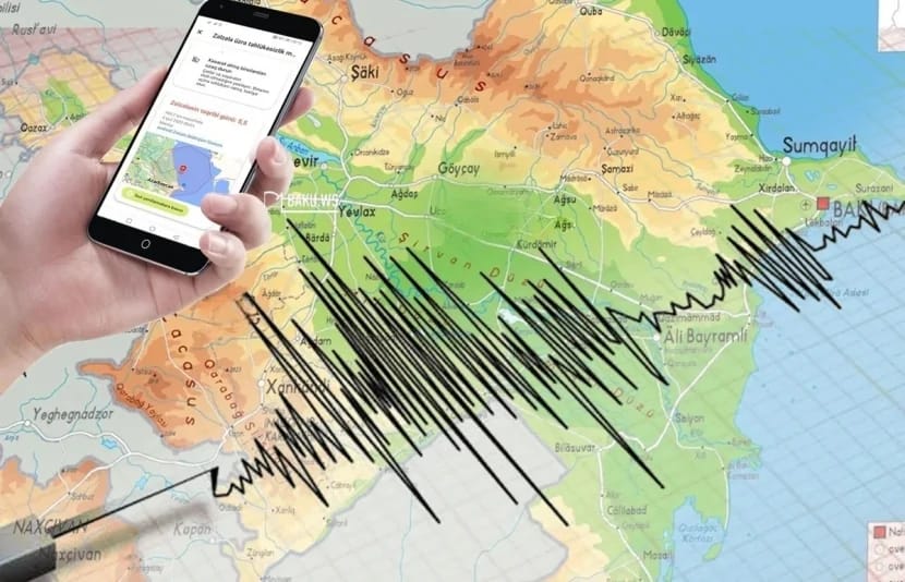 Azərbaycanda zəlzələ oldu