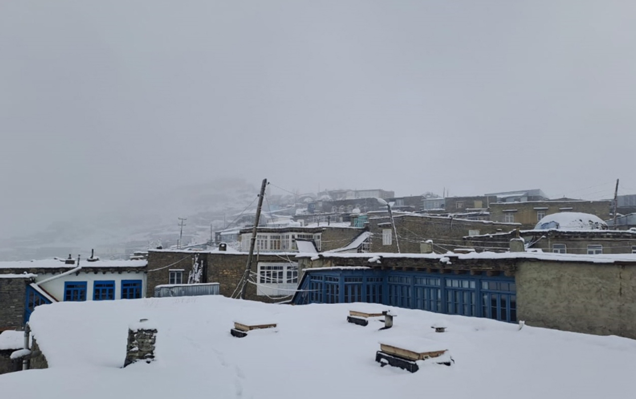 Xınalıq və Qrızda mənfi 3 dərəcə temperatur var- Fotolar