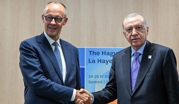 Ərdoğanla Merz arasında görüş başladı