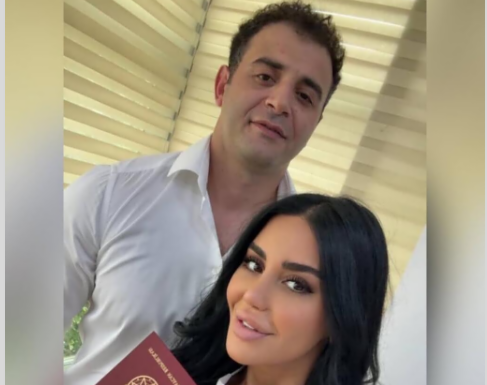 Başı keçəl edilən qadının əri ilə VİDEOLARI