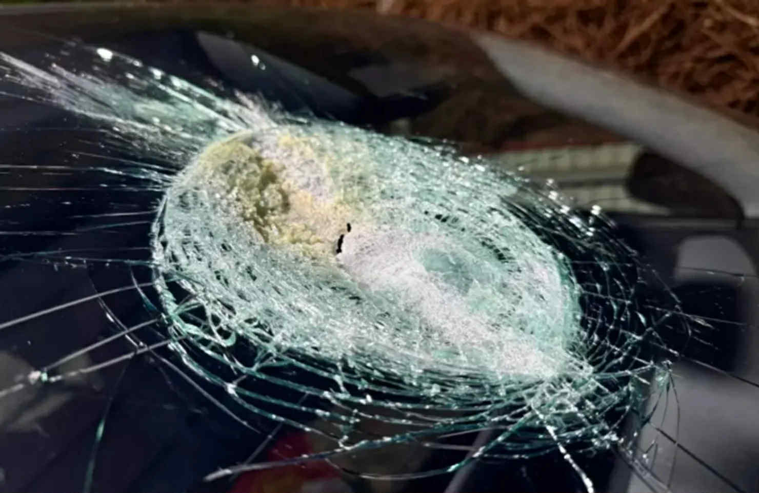 "Tesla"nın üzərinə meteorit düşdü: Sürücü möcüzəvi şəkildə sağ qaldı