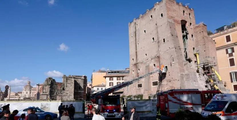 Məşhur qüllə UÇDU: Dağıntılar altında qalanlar var