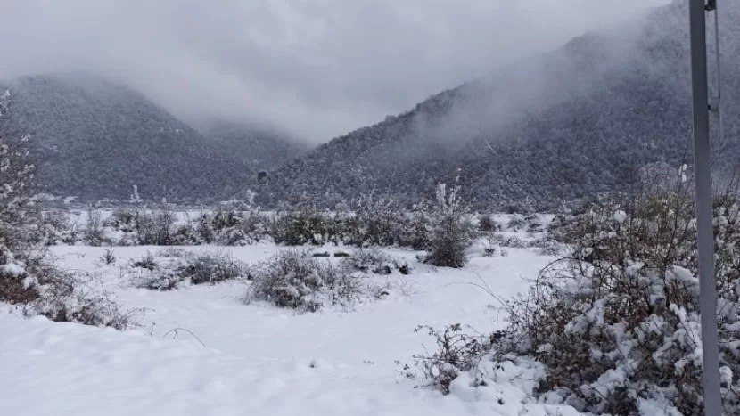 Bu ərazilərə qar yağır - FAKTİKİ HAVA​​​​​​​