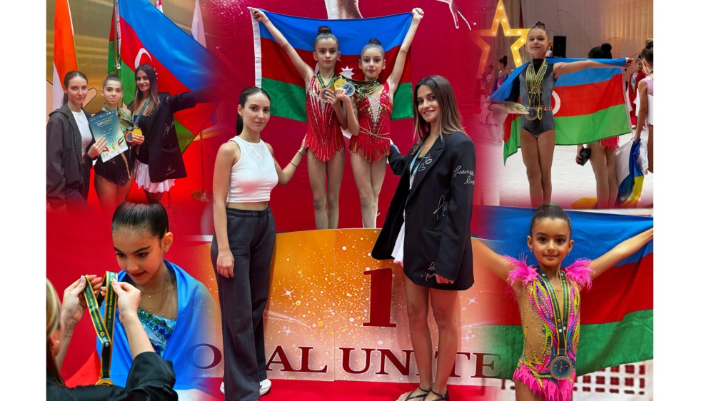 ProSport Gimnastika Klubunun yetirmələri Dubayda keçirilən beynəlxalq turnirdə uğur qazanıblar / FOTOLAR