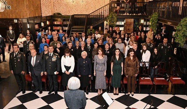 Leyla və Arzu Əliyevalar musiqili-ədəbi gecədə - Foto