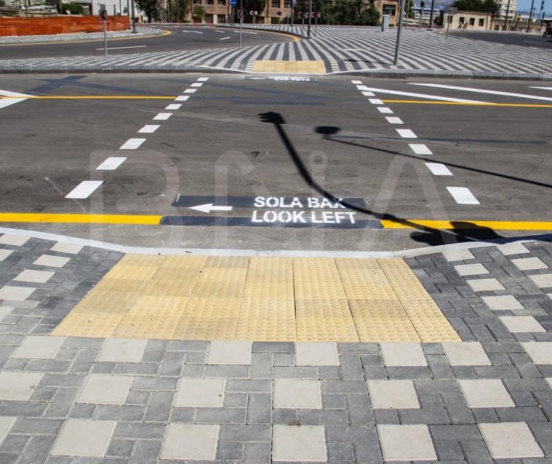 Bu küçələrdə yeni panduslar təşkil olundu