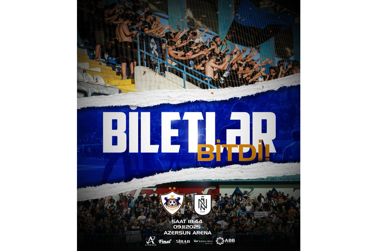 "Qarabağ" - "Neftçi" oyununun bütün biletləri SATILDI