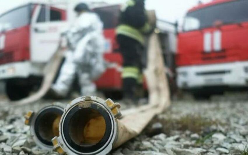 Ağstafada yanğın oldu