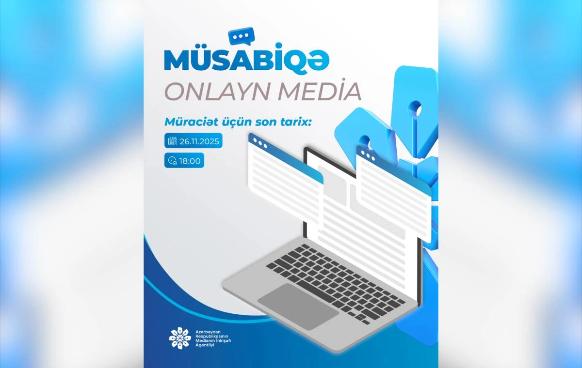 MEDİA onlayn media subyektləri üçün müsabiqə elan etdi