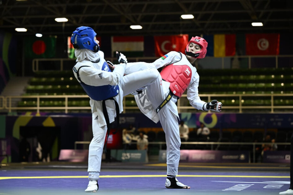 Taekvondoçumuz İslamiadada gümüş medal qazandı