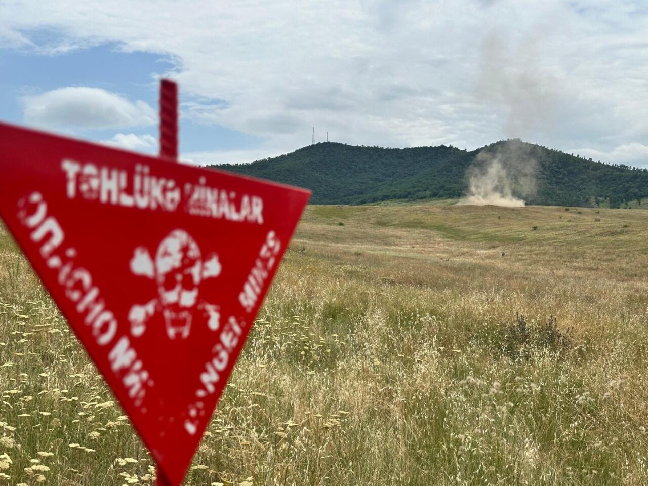 Ağdərədə minaya düşən şəxsin son vəziyyəti