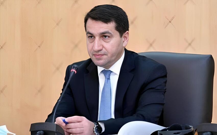 Hikmət Hacıyevdən Zəngəzur dəhlizi ilə bağlı paylaşım - VİDEO