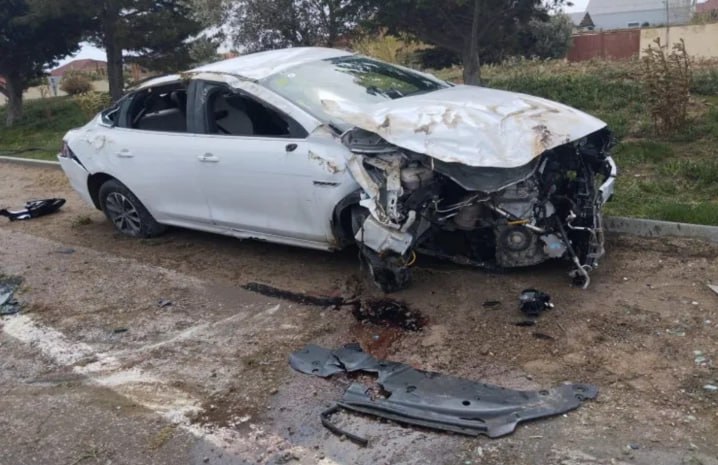 Avtoyuma məntəqəsindən BYD qaçırıb qəza törətdi
