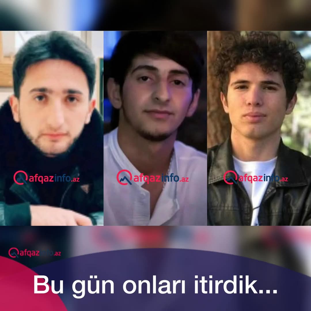 Bu gün onları itirdik...