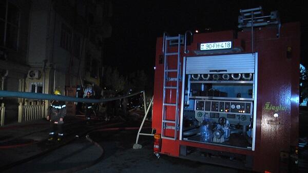 Yasamalda dəhşətli yanğın: Bir nəfər saxlanıldı