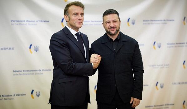 Zelenski Makronla danışdı