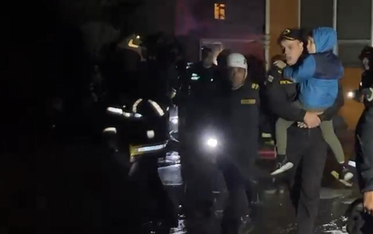 Yanğında xəsarət alanlar başqa xəstəxanalara təxliyə edildi