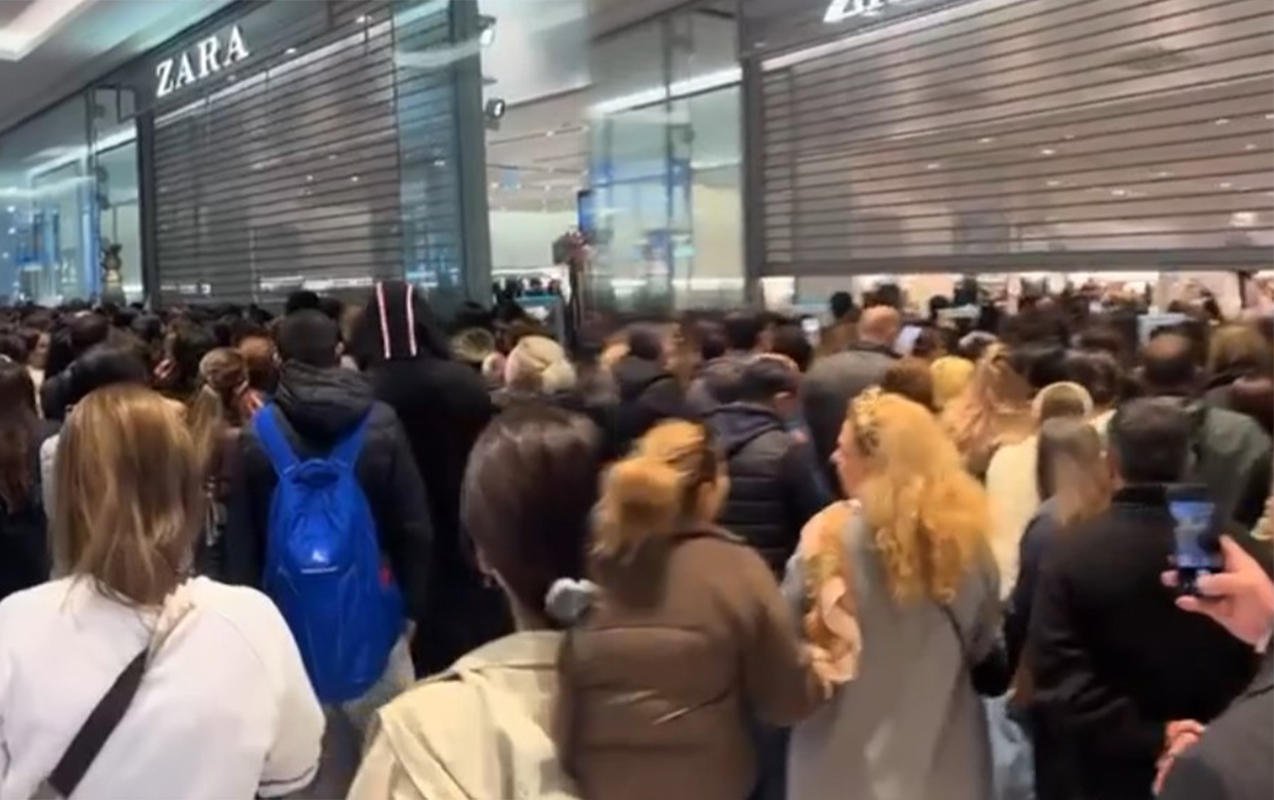 Bakıda "Black Friday" görüntüləri - VİDEO