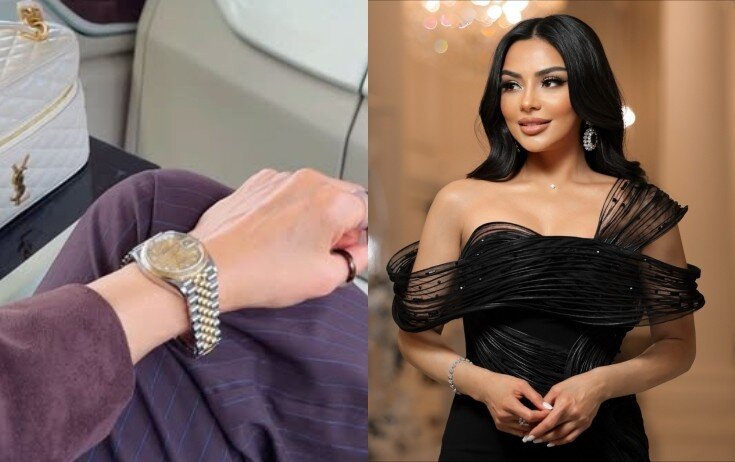 Vüsalənin 30 min manatlıq saatı - FOTO