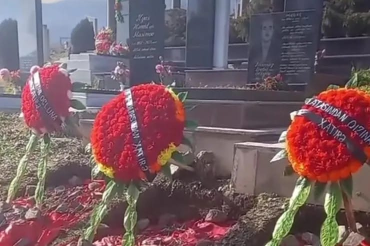 Lökbatanda yanğında həlak olan ana və övladları dəfn olundu