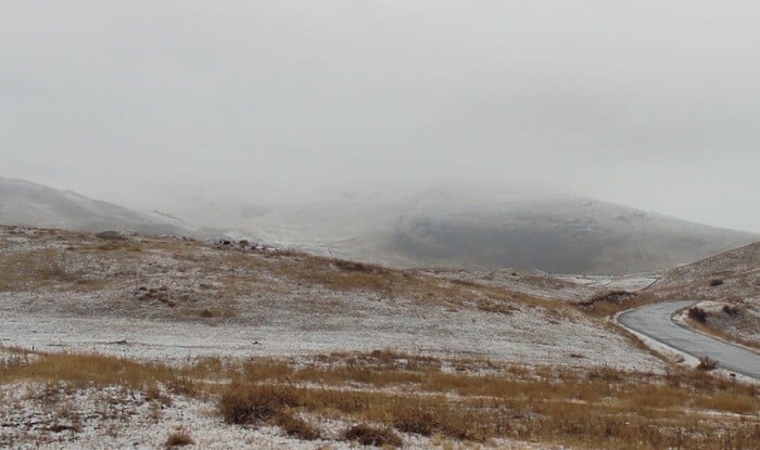 Naxçıvana qar yağdı