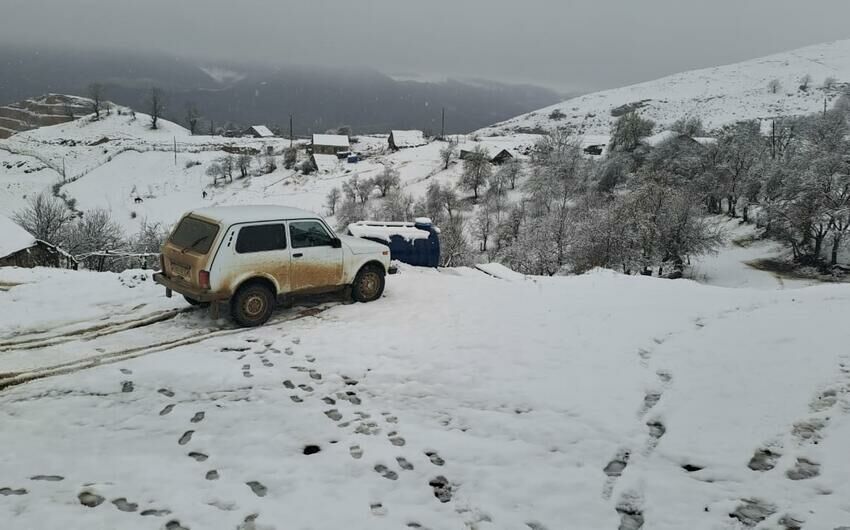 Bu ərazilərə qar yağır - FAKTİKİ HAVA