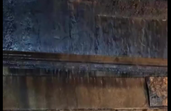 20 yanvar körpüsündə "şəlalə" yaranıb - VİDEO