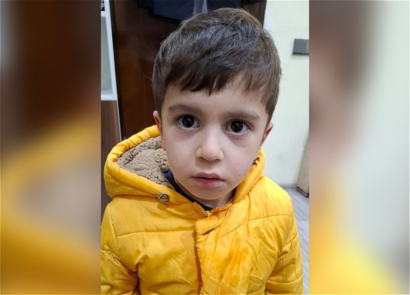 Sumqayıtda tapılan azyaşlı uşağın valideynləri müəyyən edildi