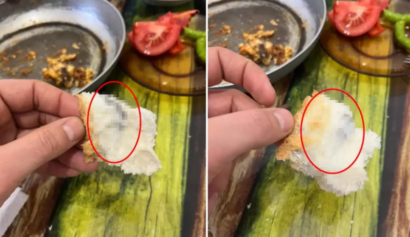 Çörəyin içindən "LEZVA" çıxdı - VİDEO