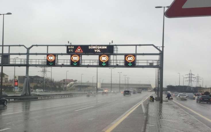 Bu yolda sürət həddi bərpa edildi