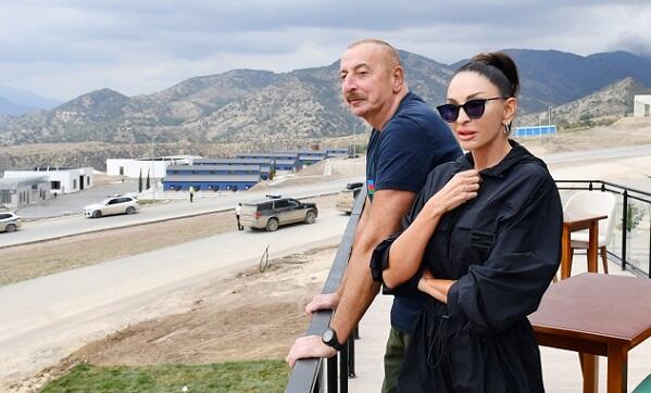 Prezident və xanımı Xankəndidədir